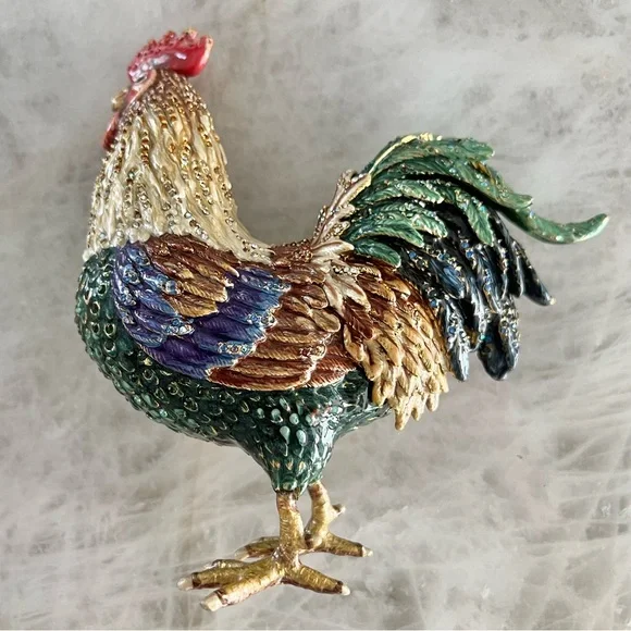 JAY STRONGWATER Collectors Jarvis Provence 6.5” Rooster with Bonus Display Stand - Picture 12 of 15